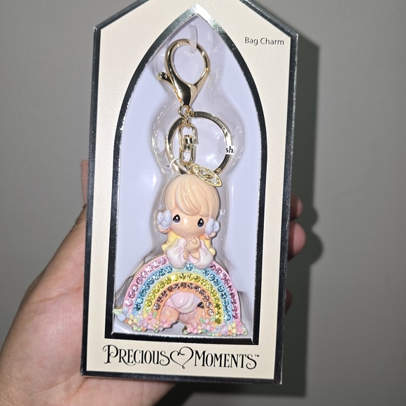 Precious Moments Accessories - Precious Moments Pastel Rainbow Key Holder